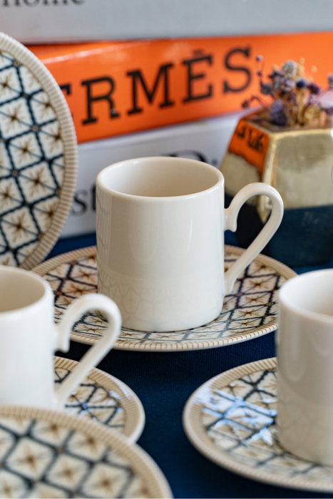 Hermia Beste 12 Juego de tazas de café y platos Multicolor
